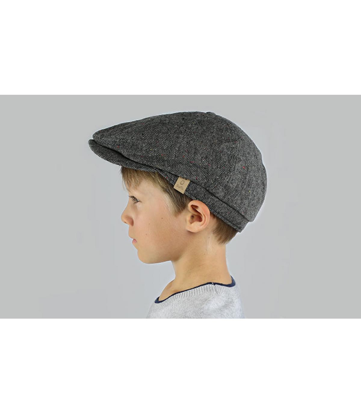 bambini neri tappo strillone Jamaica cap kids  black